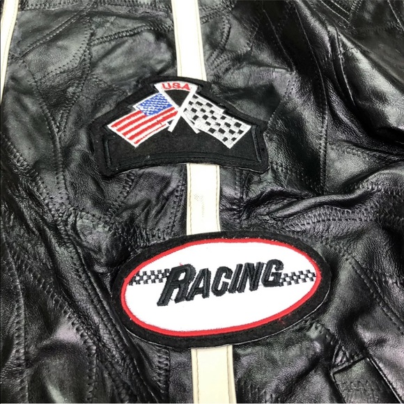 Diamond Plate Genuine Leather Mens Size 2X - Picture 5 of 9